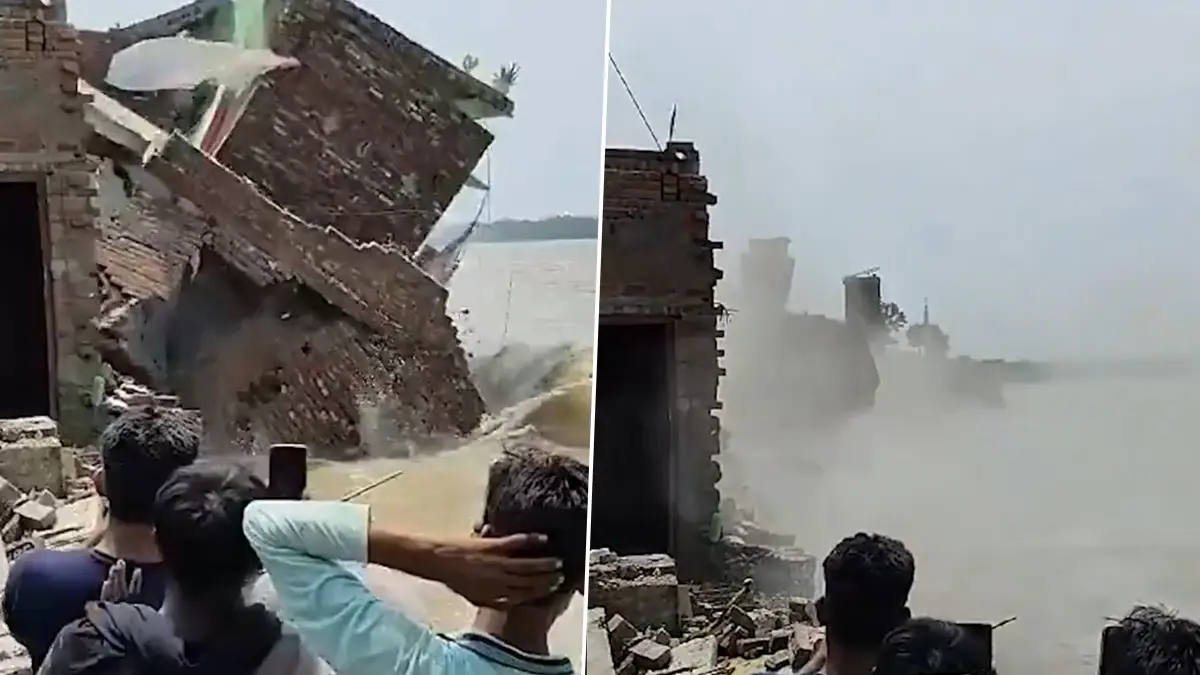 Uttar Pradesh Flood: বনবাসা বাঁধ থেকে জল ছাড়তেই চোখের সামনে তলিয়ে যাচ্ছে ঘরবাড়ি, দেখুন ভিডিও