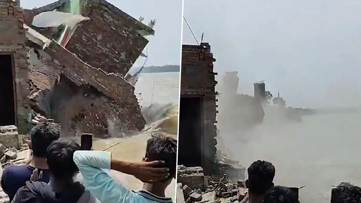 Uttar Pradesh Flood: বনবাসা বাঁধ থেকে জল ছাড়তেই চোখের সামনে তলিয়ে যাচ্ছে ঘরবাড়ি, দেখুন ভিডিও