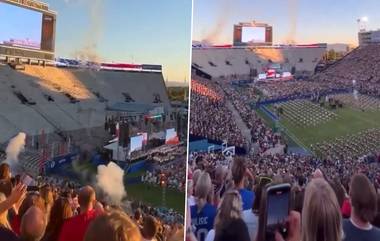 LaVell Edwards Stadium Fireworks Incident: যুক্তরাষ্ট্রে স্বাধীনতা দিবস উদযাপনের মাঝে ঘটল বিপত্তি, আতশবাজির বিস্ফোরণের জেরে আহত বহু