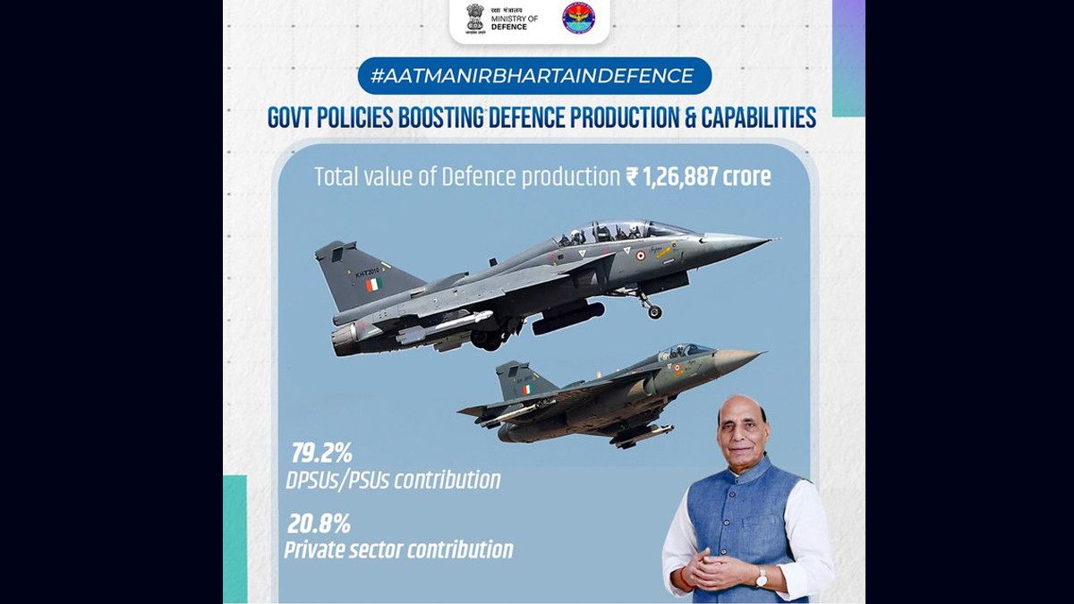 Make In India: ২০২৩-২৪ আর্থিক বছরে বার্ষিক প্রতিরক্ষা উৎপাদনে রেকর্ড, মেক ইন ইন্ডিয়ার দৌলতে ঘরে ১.২৭ লক্ষ কোটি টাকা