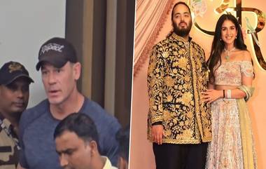 John Cena at Anant-Radhika Wedding: অনন্ত আম্বানি-রাধিকা মার্চেন্টের বিয়েতে হাজির WWE তারকা জন সিনা