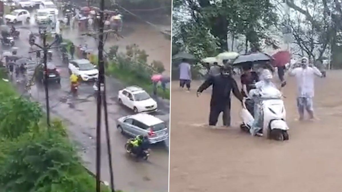 Maharashtra Rain: এক নাগাড়ে বৃষ্টিতে ভাসছে মহারাষ্ট্র, রায়গড়ে বন্যা, দেখুন বৃষ্টির ভয়াবহ ছবি