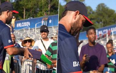 Maxwell Gave His POTM Award To A Fan:মেজর ক্রিকেট লিগের ম্যাচ সেরার পুরস্কার এক ভক্তকে দিয়ে দিলেন, দেখুন ভিডিও