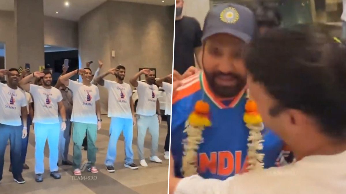 Rohit Sharma Welcomed By Childhood Friends: ছোটবেলার বন্ধুরা স্বাগত জানাল ভারতীয় অধিনায়ক রোহিত শর্মাকে (দেখুন ভিডিও)