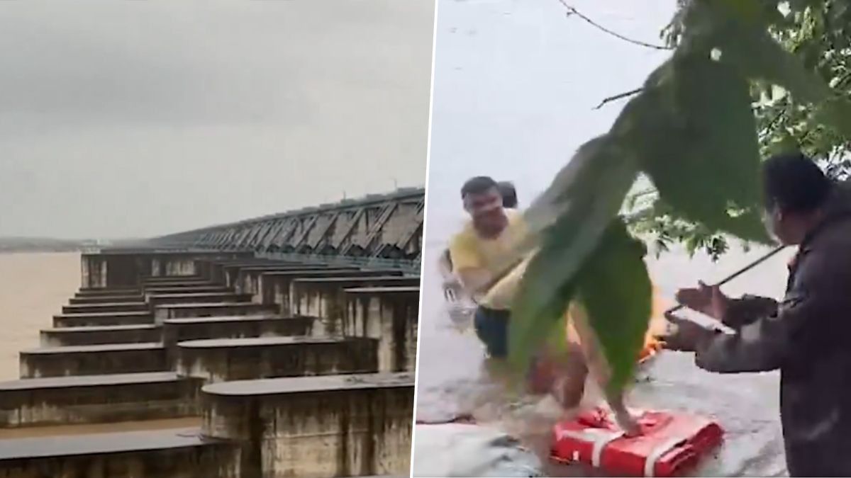 Maharashtra: প্রবল স্রোতে কৃষ্ণা নদীতে ভেসে যাওয়া দুই যুবককে বাঁচাল লাইফগার্ড (দেখুন ভিডিও)