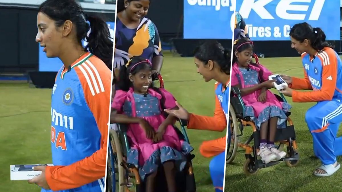 Smriti Mandhana Meets Special Fan: দেখুন, শ্রীলঙ্কার বিশেষ খুদে ভক্তকে উপহার স্মৃতি মান্ধানার