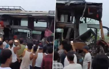 Unnao Bus Accident: বুধ সকালে ভয়াবহ দুর্ঘটনা, বাসের সঙ্গে কন্টেনারের ধাক্কা, ঘটনায় প্রাণ গেল ১৮ জনের, গুরুতর জখম ৩০, দেখুন ভিডিয়ো