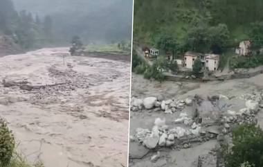 Uttarakhand Rain: অবিরাম বৃষ্টির জেরে বিপর্যস্ত উত্তরাখণ্ড, ফুঁসছে পিন্ডার নদী, দেখুন ভিডিয়ো