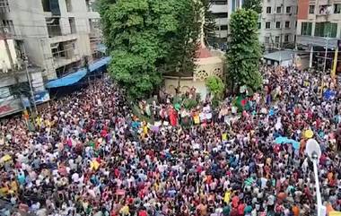 Bangladesh: চট্টগ্রামে সংখ্যালঘু হিন্দুদের নিরাপত্তার দাবিতে রাস্তায় প্রতিবাদীরা, ঢাকেশ্বরী মন্দির পরিদর্শনে জামাতের নেতারা