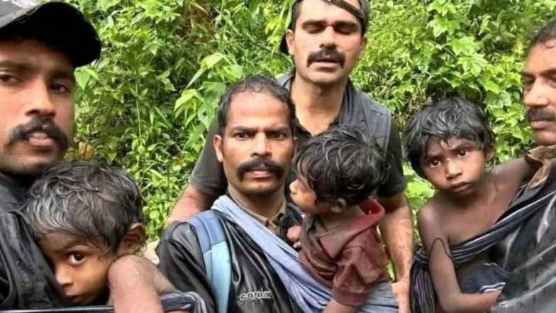 Wayanad Landslides: ওয়েনাড়ের জঙ্গল থেকে প্রাণের সন্ধান, ধসের ভয়াবহতা থেকে বাঁচতে চার শিশুকে নিয়ে গুহায় আশ্রয় বাবা-মায়ের