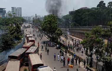 Bangladesh Quota Protest: শেখ হাসিনার পদত্যাগের দাবিতে ফের প্রতিবাদ বাংলাদেশে, শিক্ষামন্ত্রীর বাড়িতে চলল হামলা, আগুন ধরানো হল সাংসদের অফিসে