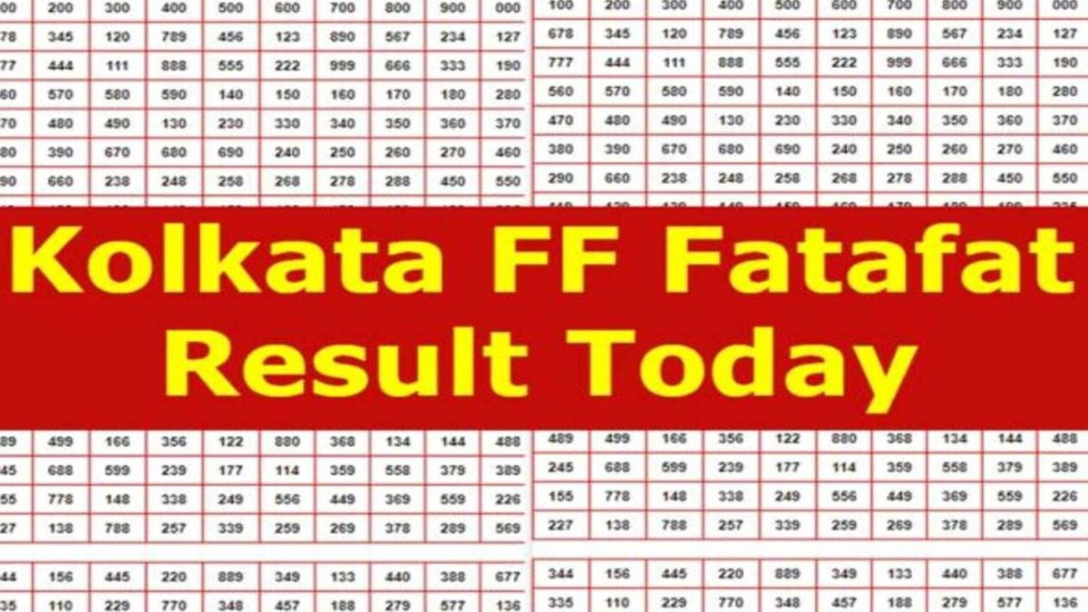 Kolkata FF Fatafat Today Result: ঘরে বসে অনলাইনে জেনে নিন কলকাতা ফটাফটের ফলাফল