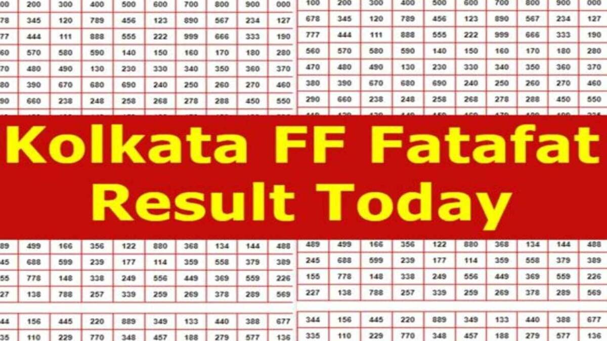 Kolkata FF Fatafat Today Result: শুক্রবার কলকাতা ফটাফট খেলায় ঘোষ বাবুর টিপস নিয়ে থাকলে দ্রুত ফলাফল জেনে নিন