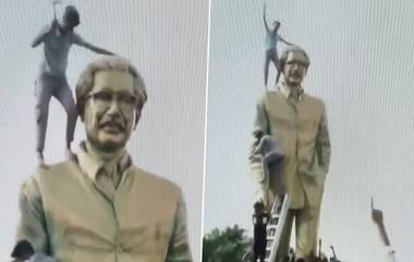 Sheikh Mujibur Rahman Statue Vandalised: হাসি-না হতেই অরাজকতা বাংলাদেশ জুড়ে, এবার জাতির জনক শেখ মুজিবের মূর্তি ভাঙল আন্দোলনকারীরা