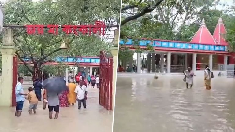 Birbhum Flood: টানা বৃষ্টিতে জলমগ্ন বীরভূম, জলের তলায় কংকালীতলা মন্দির চত্বর, দেখুন ভিডিও