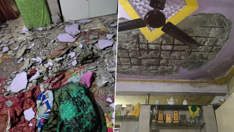 Thane House Ceiling Collapse:মুম্বই সংলগ্ন থানের ডিভাতে হঠাৎই ভেঙে পড়ল ছাঁদের প্লাস্টার, আহত পুরুষ ও মহিলাকে ভর্তি করা হল হাসপাতালে