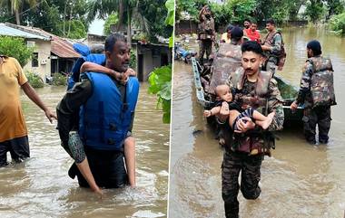 Gujarat Flood: বন্যায় ভাসছে মোদীরাজ্য গুজরাট, উদ্ধারকার্যে নামল ভারতীয় সেনা