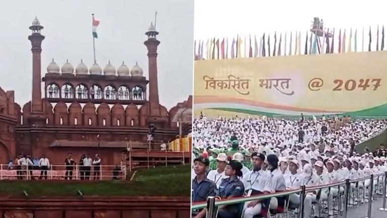 Independence Day 2024: ৭৮ তম স্বাধীনতা দিবস উপলক্ষে সেজে উঠছে লাল কেল্লা, দেখুন ভিডিয়ো