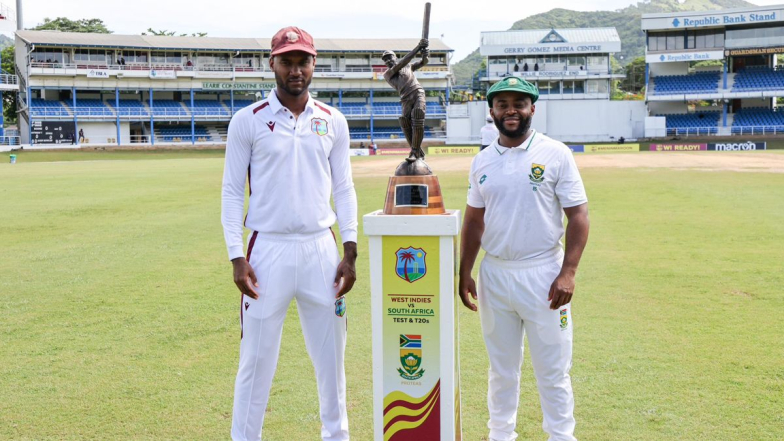 WI vs SA 2nd Test 2024 Live Streaming: ওয়েস্ট ইন্ডিজ এবং দক্ষিণ আফ্রিকা মুখোমুখি দ্বিতীয় টেস্ট ম্যাচে; কখন, কোথায় এবং কীভাবে সরাসরি দেখবেন