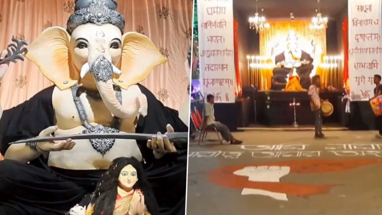 Ganesh Puja 2024: শিলিগুড়িতে গণেশ পুজোর থিমে নারী নির্যাতন, দেখুন ভিডিয়ো