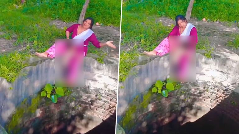 Viral Video: জীবনের ঝুঁকি নিয়ে পাত কুয়োর ধারে বসে রিলে মত্ত তরুণী, পা ধরে ঝুলছে শিশু, সাংঘাতিক ভিডিয়ো প্রকাশ্যে