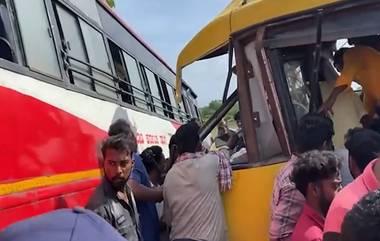 Karnataka Accident: পথ দুর্ঘটনায় মৃত ২ পড়ুয়া, আহত ২০ জন