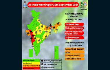 IMD Alert: মহারাষ্ট্র, গোয়া, গুজরাট সহ দেশের বিভিন্ন প্রান্তে আজ ভারী বৃষ্টির পূর্বাভাস, রেড এলার্ট জারি করল আইএমডি