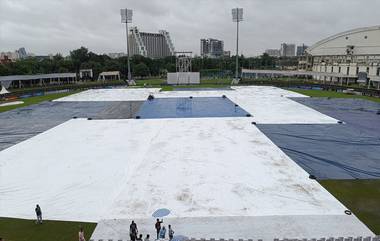 AFG vs NZ Only Test, Day 4: গ্রেটার নয়ডায় টানা বৃষ্টির কারণে খেলা শুরুর আগেই চতুর্থ দিনে পরিত্যক্ত ম্যাচ