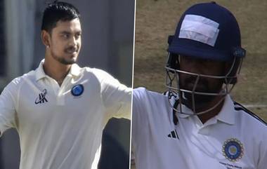 Duleep Trophy 2024, Day 1 Scorecard: শামস মুলানির ব্যাটিংয়ে এগিয়ে ভারত 'এ', দলীপ ট্রফিতে ফিরেই শতক ইশান কিষাণের