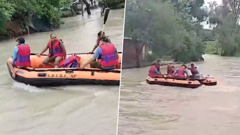 Madhya Pradesh Flood: বন্যার কবলে মধ্যপ্রদেশের গ্রাম, উদ্ধারকাজে নামল রাজ্য বিপর্যয় মোকাবিলা বাহিনী, দেখুন ভিডিয়ো