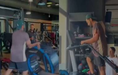 Rohit Sharma Gym Viral Video: বাংলাদেশের বিরুদ্ধে মাঠে নামার আগে জিমে ঘাম ঝড়াচ্ছেন অধিনায়ক রোহিত শর্মা (দেখুন ভিডিও)