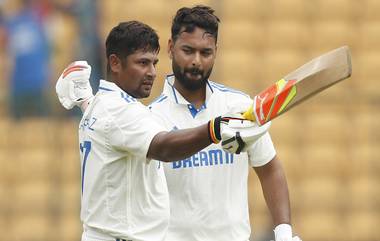 IND vs NZ 1st Test, Day 4: সরফরাজ-পন্থের অবিশ্বাস্য ১৭৭ রানের পার্টনারশিপ, ইউ টার্নের বেঙ্গালুরু টেস্টে বড় লিডের পথে টিম ইন্ডিয়া