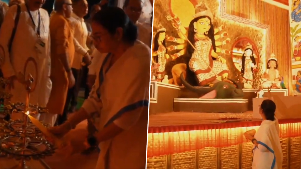 Dugra Puja 2024: প্রথা মেনে মুখ্যমন্ত্রীর হাতে শয়ে শয়ে দুর্গাপুজোর উদ্বোধন, এগডালিয়ায় স্তোত্র পাঠ মুখ্যমন্ত্রীর