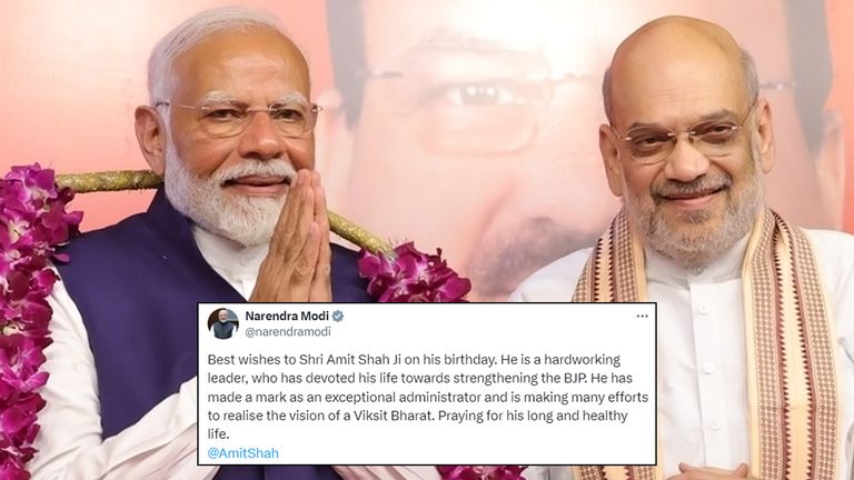 Amit Shah Birthday: অমিত শাহের জন্মদিনে শুভেচ্ছা জানালেন প্রধানমন্ত্রী