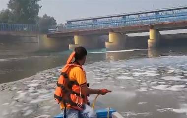 Delhi Pollution: দিল্লিকে দূষণমুক্ত করতে সচেষ্ট আপ, যমুনার বিষাক্ত ফেনা কাটাতে ছড়ানো হচ্ছে রাসায়নিক স্প্রে