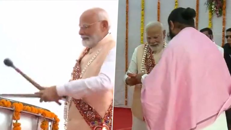 Modi Maharashtra Visit: একদিনের মহারাষ্ট্র সফরে মোদী, জগদম্বা মাতার মন্দিরে আরতি, হাতে একগুচ্ছ কর্মসূচি