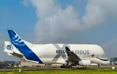 Beluga: কলকাতা বিমানবন্দরে নামল বিশ্বের সবচেয়ে বড় বিমান, দেখুন ভিডিয়ো