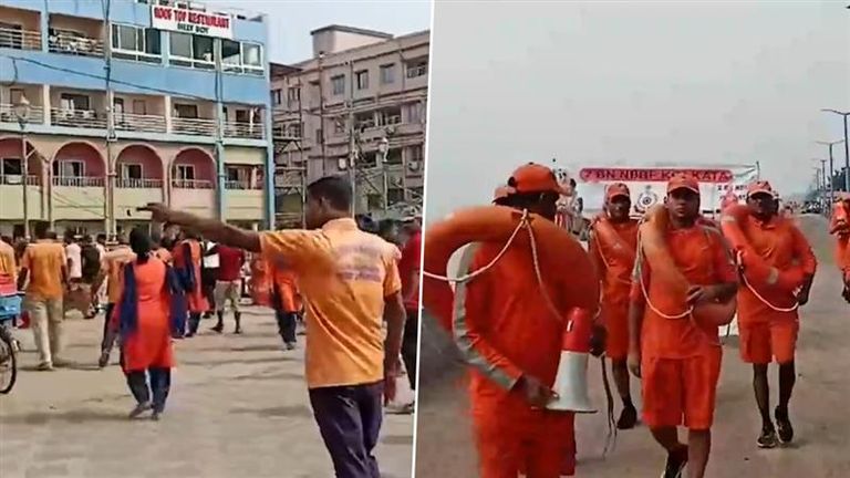 Cyclone Dana: ৬০০ কিমি দূরে ঘূর্ণিঝড় ডানা, চলছে দীঘা-পুরী সৈকত খালি করার কাজ, দেখুন ভিডিয়ো