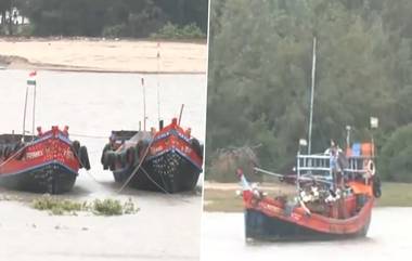 Cyclone Dana: ডানার তাণ্ডব থেকে রক্ষা করতে দিঘা মোহনায় বেঁধে রাখা হচ্ছে মাছ ধরার নৌকা, দেখুন