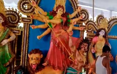 Durga Puja 2024: হায়দরাবাদের নামপল্লীতে দুর্গা প্রতিমায় আঘাত, উত্তেজনা