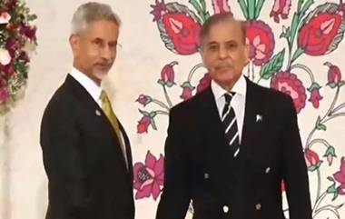 S Jaishankar in Pakistan: পাক প্রধানমন্ত্রী শেহবাজের সঙ্গে সৌজন্য সাক্ষাৎ জয়শঙ্করের, দেখুন ভিডিয়ো