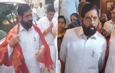 Eknath Shinde:মনোনয়ন জমা দিলেন একনাথ শিন্ডে, জমকালো অনুষ্ঠানে মাতল শিবসেনা শিবির