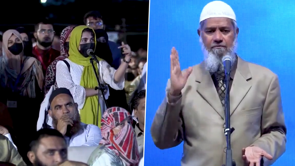 Zakir Naik Video: শিশুদের যৌন হেনস্থার অভিযোগ, পাকিস্তানি-কন্যার প্রশ্ন শুনে চটে লাল জ়াকির নায়েক