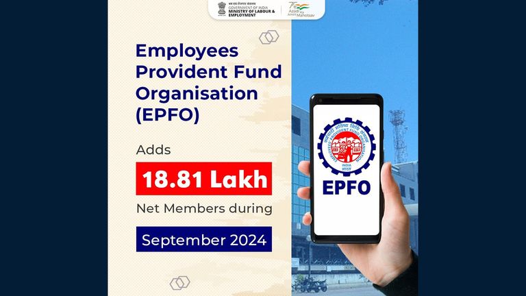 EPFO: গত বছরের তুলনায় সেপ্টেম্বরে ইপিএফ ও নথিভুক্তকারীর সংখ্যা বাড়ল ৯.৩৩ %, রিপোর্ট প্রকাশ মন্ত্রকের