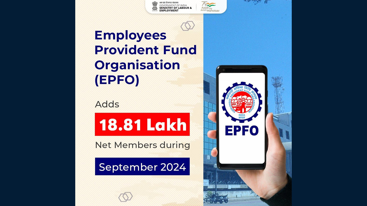 EPFO: গত বছরের তুলনায় সেপ্টেম্বরে ইপিএফ ও নথিভুক্তকারীর সংখ্যা বাড়ল ৯.৩৩ %, রিপোর্ট প্রকাশ মন্ত্রকের