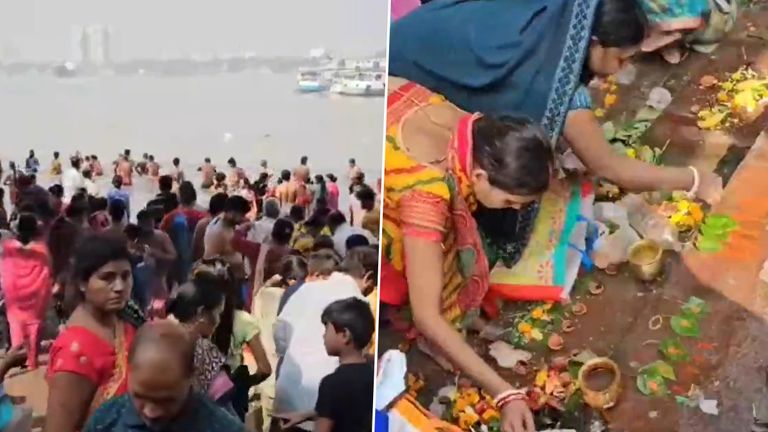 Kartik Purnima: কার্তিক পুজোয় গঙ্গাস্নানের হিড়িক, বাবুঘাটে ভক্তদের উপচে পড়া ভিড়