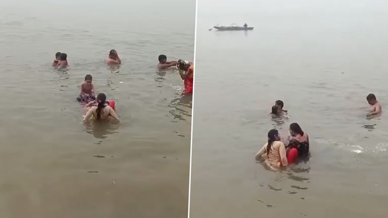 Child Drowning in Ganga: নদীতে ডুবে গেল চার বছরে শিশু, গঙ্গায় দাঁড়িয়ে রিল বানাতে মত্ত আত্মীয়