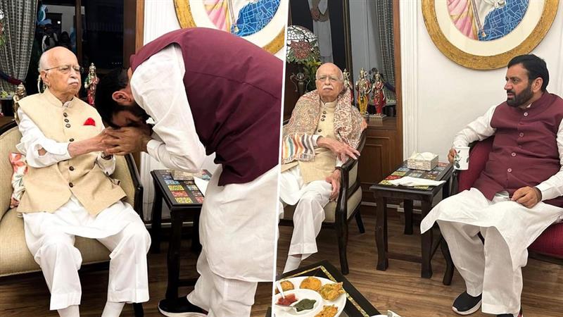 LK Advani: আডবানির বাড়িতে হরিয়ানার মুখ্যমন্ত্রী নয়াব সিং সাইনি, শুভেচ্ছা জানালেন জন্মদিনের