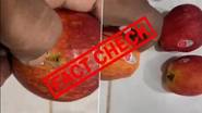 Are Apples Injected With Poison? ইঞ্জেকশন দিয়ে প্রতি নিয়ত আপেলে বিষ মেশানো হচ্ছে? ফলের গায়ে গর্ত ঢাকতে লাগানো হচ্ছে স্টিকার? ভয় ধরানো ভিডিয়োর সত্যতা জেনে নিন