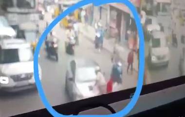 Hyderabad Shocking Video: ট্রাফিক পুলিশকে ধাক্কা দিয়ে ঠেলে নিয়ে গেল গাড়ি, ব্যস্ত রাস্তায় নির্মম ছবি ভয় ধরাল, দেখুন